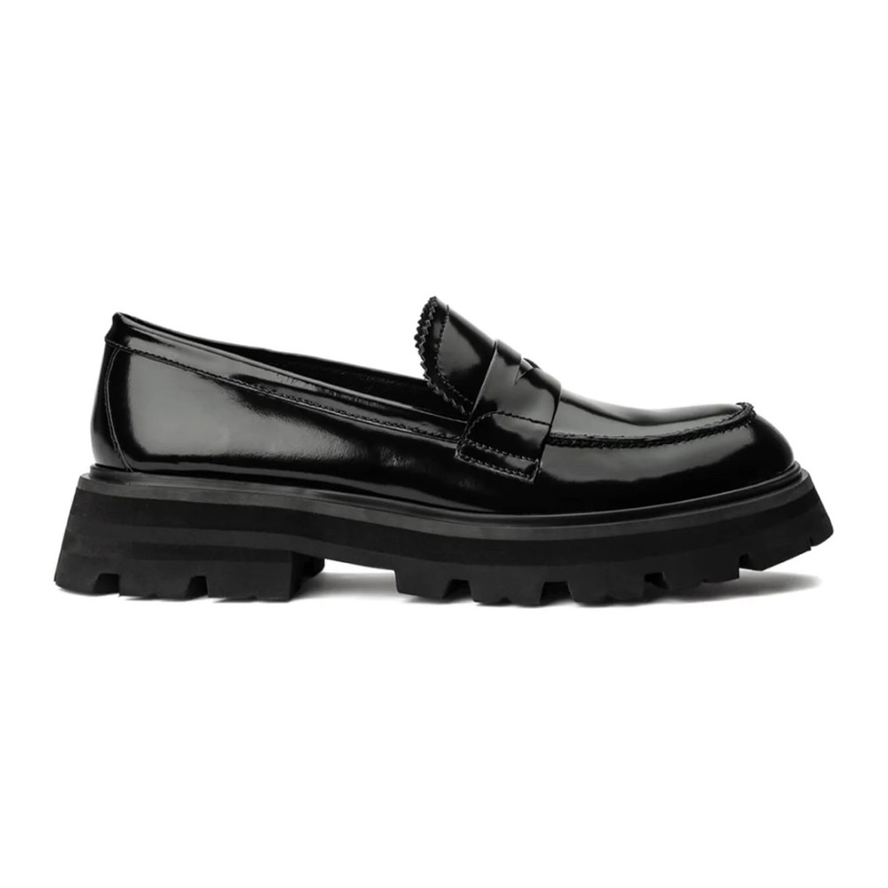 Tony Bianco Axell Chunky Hi Shine Loafers size 7.5